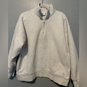 TNA sweatfleece boyfriend quarterzip